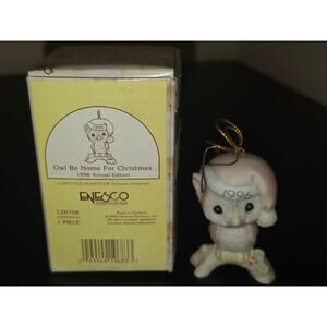 Owl Be Home For Christmas 1996 Annual Edition Precious Moments Enesco 128708